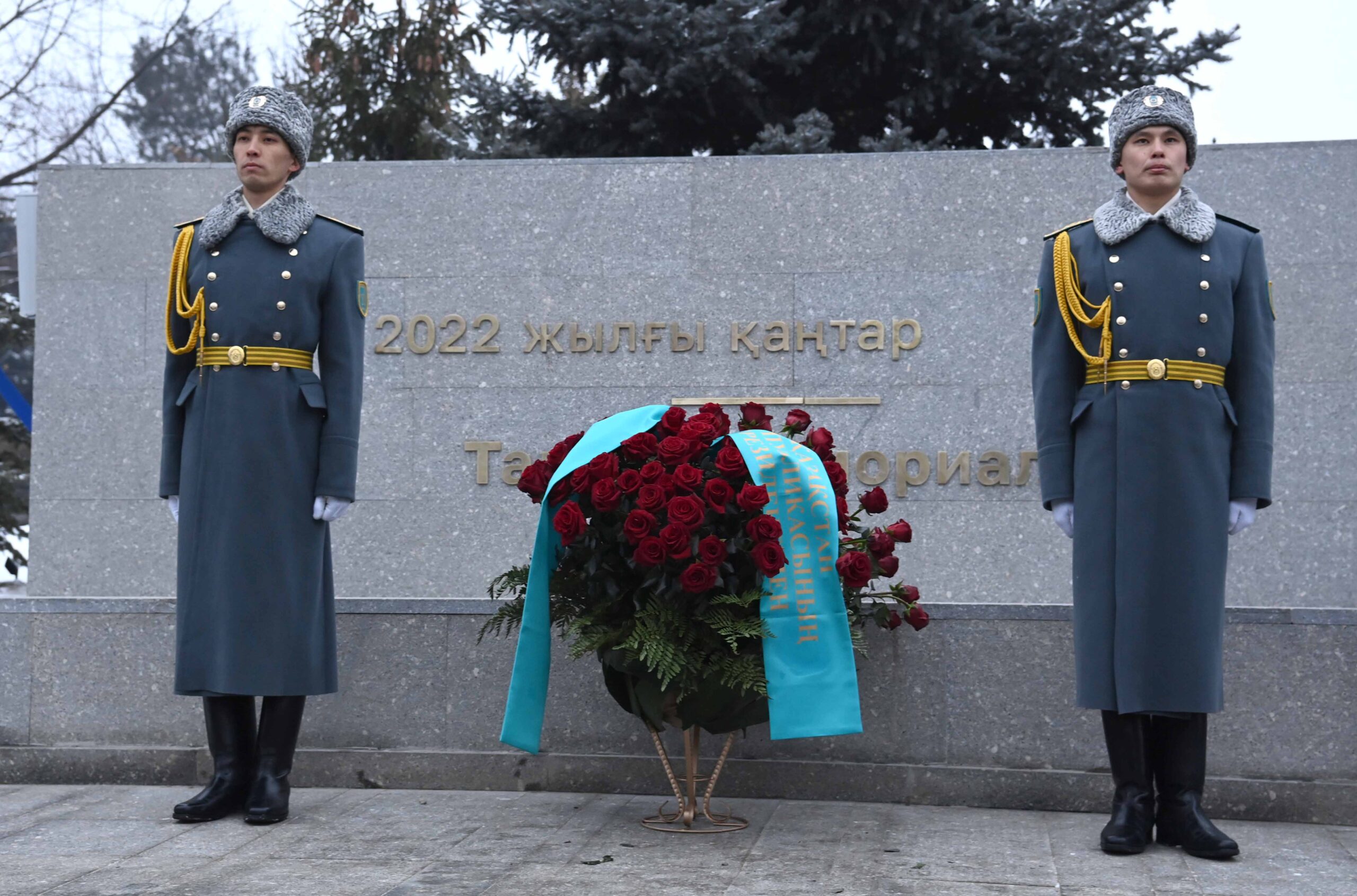 Мемориал «Тағзым» - памятник жертвам январских событий открыт в Алматы