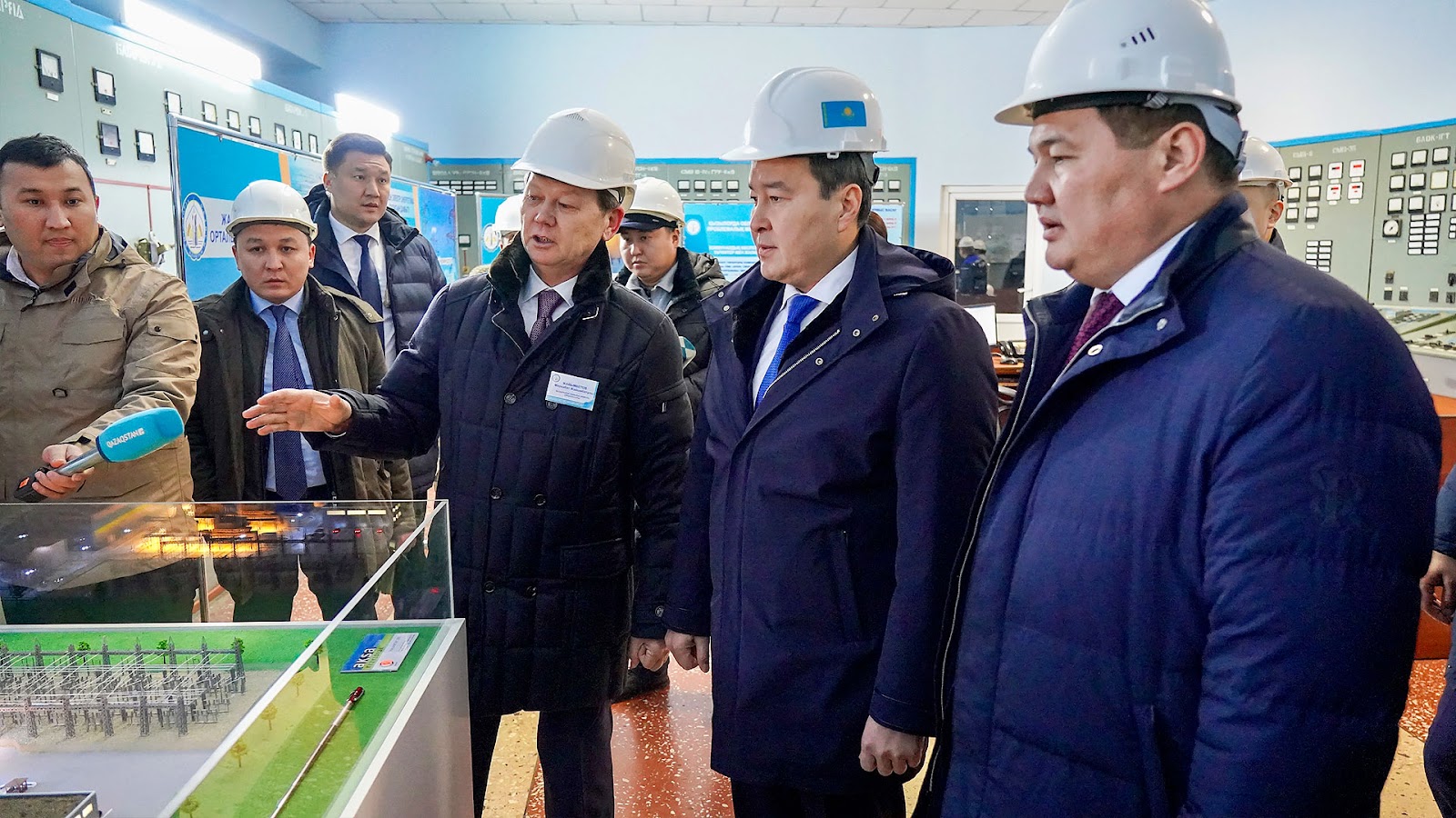 Алихан Смаилов ознакомился с проектом строительства новой ТЭЦ в Кызылорде