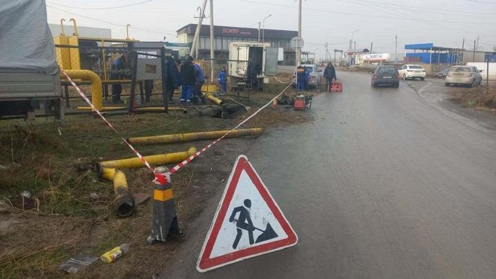 Свыше 600 домов в Шымкенте остались без газа из-за ДТП: подачу голубого топлива возобновили
