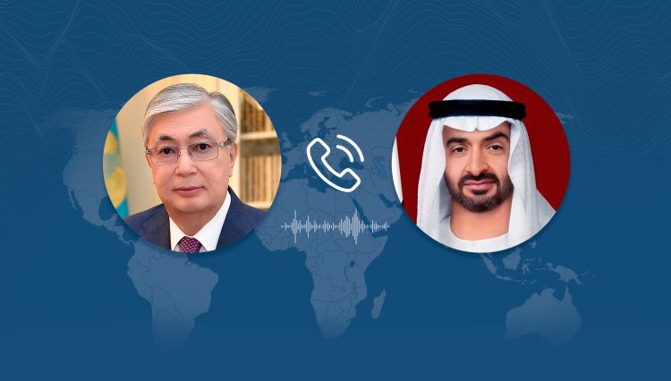 Президенты Казахстана и ОАЭ по телефону обсудили перспективы укрепления двустороннего сотрудничества